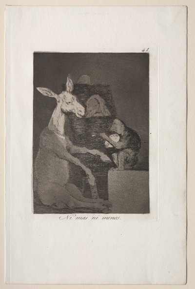 Caprichos: Verken mer eller mindre. av Francisco de Goya