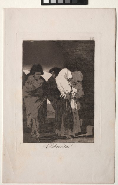 Caprichos: stakkars små jenter! av Francisco de Goya