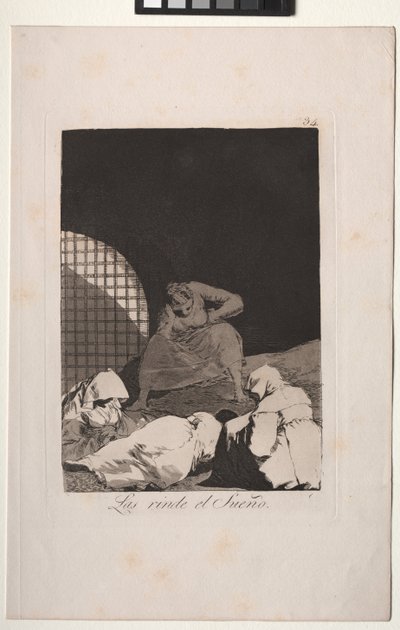 Caprichos: Søvn overvinner dem av Francisco de Goya