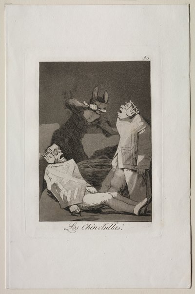 Caprichos: Chinchillaene av Francisco de Goya