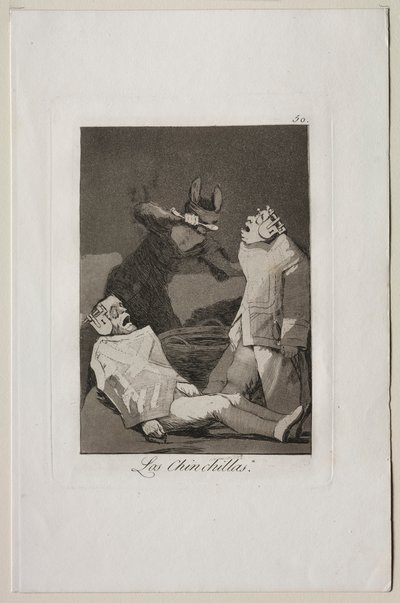 Caprichos: Chinchillaene. av Francisco de Goya