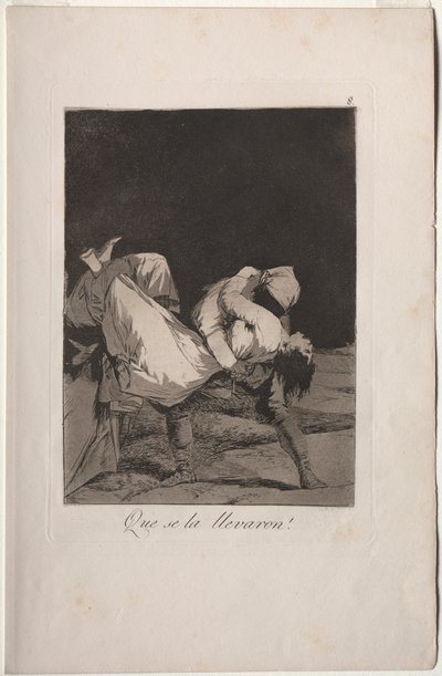 Caprichos: De bar henne av! av Francisco de Goya