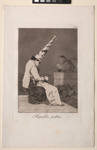 Caprichos: Disse støvflekkene av Francisco de Goya