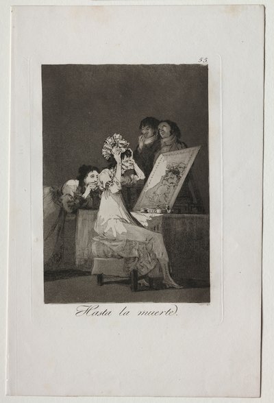 Caprichos: Inntil døden av Francisco de Goya