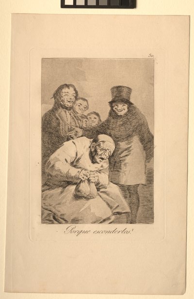 Caprichos: Hvorfor skjule dem. av Francisco de Goya