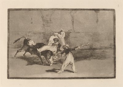 Fucking a Moor mens du er på torget (A Moor Cathed by the Bull in the Ring) av Francisco de Goya