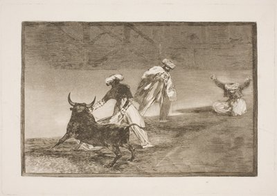 De erter noen andre i innhegningen av Francisco de Goya