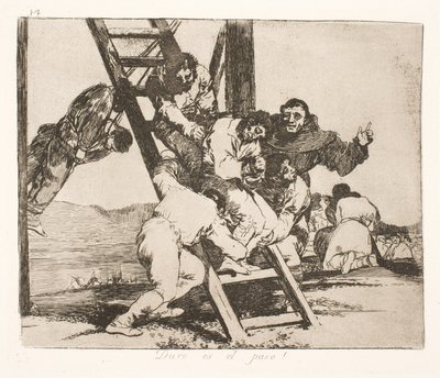 Den tunge gang (14) av Francisco de Goya