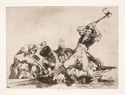 Det samme (3) av Francisco de Goya