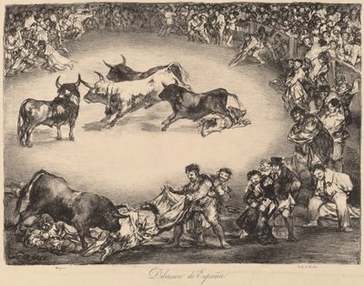 Dibersion de España (spansk underholdning) av Francisco de Goya