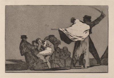 Uensartet conocido (velkjent dårskap) av Francisco de Goya