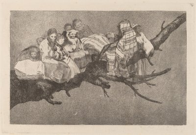 Disparate ridiculo (Latterlig dårskap) av Francisco de Goya