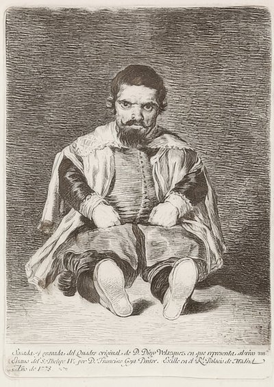 En dverg (Un Enano). 1778 av Francisco de Goya