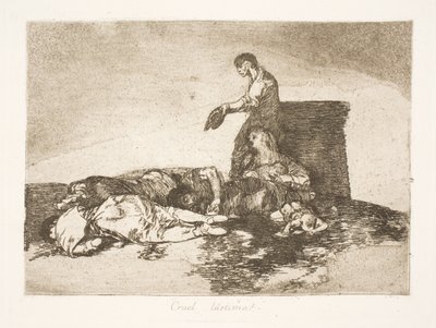 Elendighet! (48) av Francisco de Goya