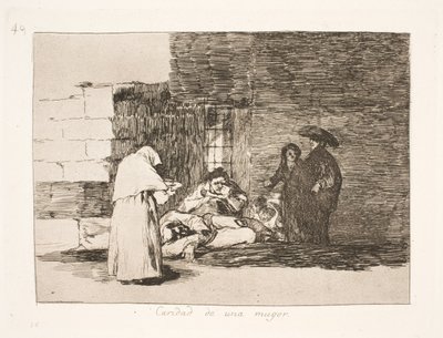 A Woman's Mercy (49) av Francisco de Goya
