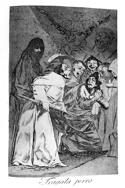 Fregatthund, 1799 av Francisco de Goya