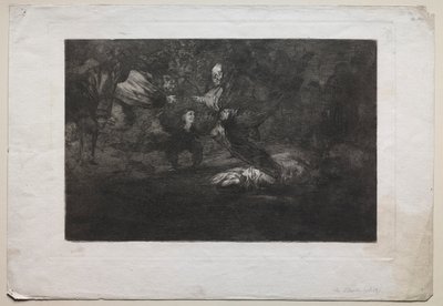 Gud skaper dem og de går sammen av Francisco de Goya