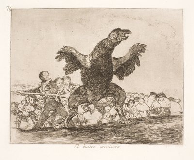 The Vulture (76) av Francisco de Goya