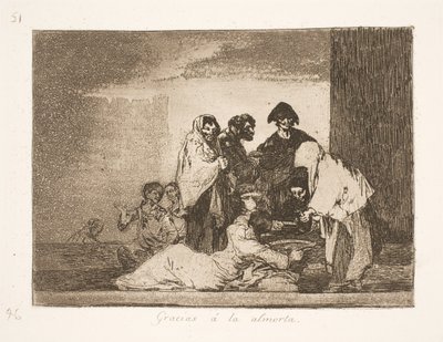 Takk Gud for hirsegrøt (51) av Francisco de Goya