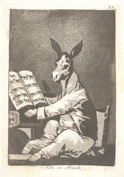 Hans forfedre av Francisco de Goya