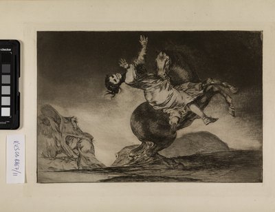 Hestekidnapperen (En kvinne og en hest, la noen andre temme dem) av Francisco de Goya