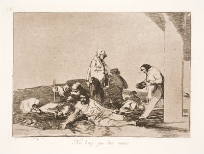 Hva er nytten av å klage (58) av Francisco de Goya
