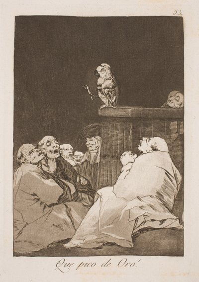 For et gullnebb av Francisco de Goya
