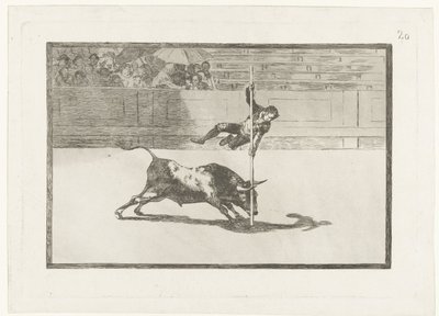 Juanito Apiñani på arenaen i Madrid Letthet og dristig av Juanito Apiñani i Madrid Tyrefekting (serietittel) Stierenvechten (serietittel) av Francisco de Goya