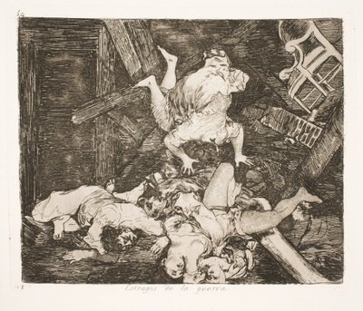 Krigens redsler (30) av Francisco de Goya