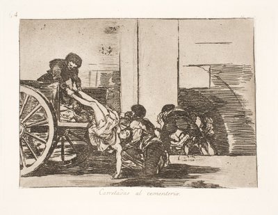 Kjørt på vogn til kirkegården (64) av Francisco de Goya
