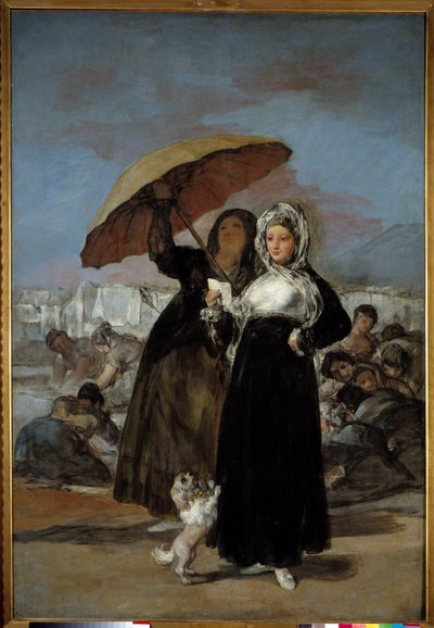Brevet eller det unge maleriet av Francisco de Goya (1746-1828) 1814 Søn. 1,81x1,25 m Lille, Museum of Fine Arts av Francisco de Goya