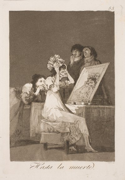 Helt til hans død av Francisco de Goya
