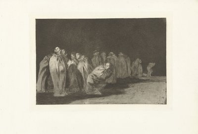 Menn i lommer Los Ensacados Los Disparates (The follies) (serietittel) Los Proverbios (Ordspråkene) (serietittel) av Francisco de Goya