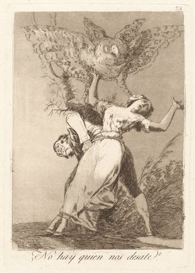 Er det ingen som kan løsne oss? (Kan ikke noen løsne oss?) av Francisco de Goya