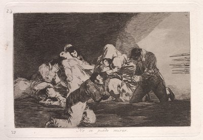 Kan ikke se (Man kan ikke se) av Francisco de Goya