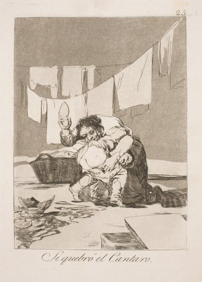 Når du har knust glasset av Francisco de Goya
