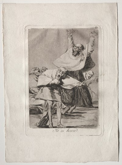 Ochenta Caprichos: Det er tid, 1793-1798. av Francisco de Goya