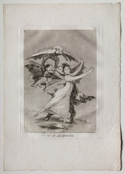 Ochenta Caprichos: You Will Not Escape, 1793-1798. av Francisco de Goya