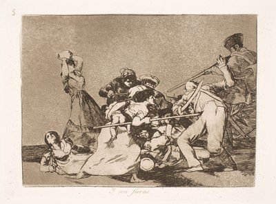 Og de er som furier (5) av Francisco de Goya