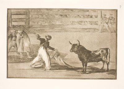 Opprinnelsen til harpunene eller banderillaene av Francisco de Goya