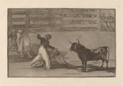 Opprinnelsen til harpunene eller banderillaene (Opprinnelsen til harpunene eller banderillaene) av Francisco de Goya