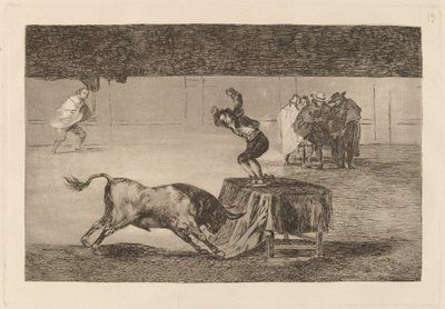 Another Madness of His in the Same Ring av Francisco de Goya