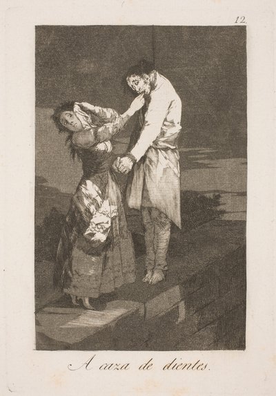 På jakt etter tenner av Francisco de Goya