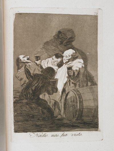 Tallerken fra Los Caprichos, 1797-1798 av Francisco de Goya