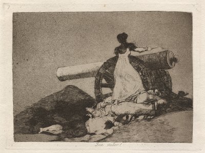 Que valor! (Hvilket mot!) av Francisco de Goya