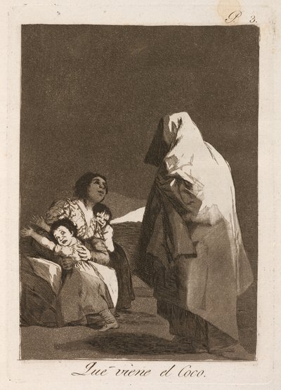 At kokosnøtten kommer (Here Comes the Bogey-Man) av Francisco de Goya