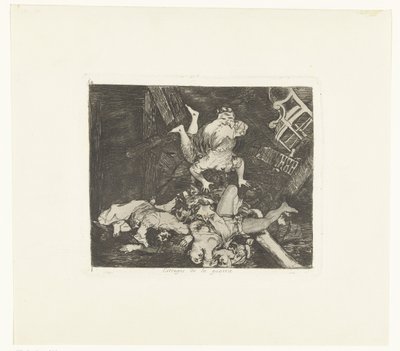 Herjinger van de oorlog Herjinger av krig (tittel på objekt) De gruwelen van de oorlog (serietittel) The Disasters of War (serietittel) av Francisco de Goya
