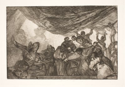 Ren dårskap (uten å appellere til verken Gud eller djevelen) av Francisco de Goya