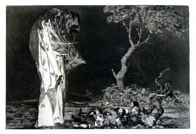 Fryktens gåte, 1819-1823 av Francisco de Goya