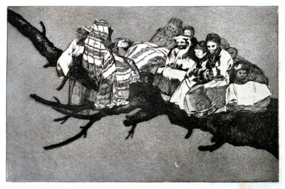 Latterlig drøm, 1819-1823 av Francisco de Goya